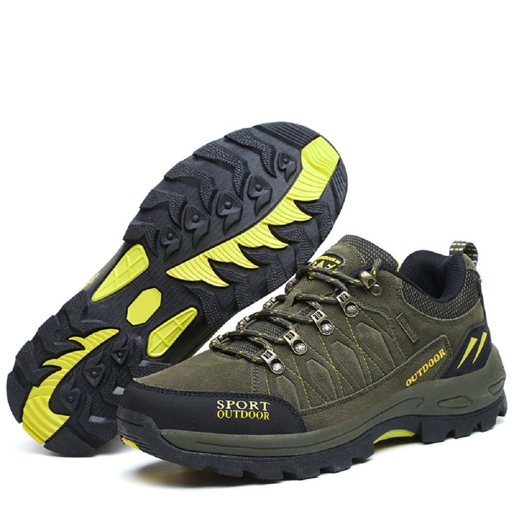 QISHENG Men's & Women's Hiking Climbing Shoes - Breathable Athletic Walking Sneakers for Outdoor Sports, Hunting & Trail Running - Perfect for Mountain Trekking, Camping & Adventure Travel