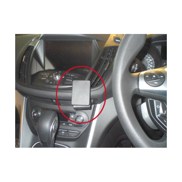 ClicOn No Holes Center Dash Mount for Ford Kuga 2017-2019 & Ford Escape 2017-2020 - Secure Phone Holder for Hands-Free Navigation & Driving Safety