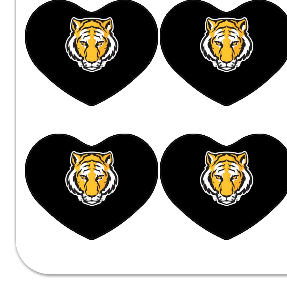 DePauw University Heart Shaped Planner Stickers - Decorative Calendar & Scrapbook Supplies for School, Bullet Journaling, and DIY Crafts