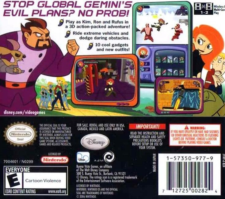 Disney's Kim Possible: Global Gemini - Action-Packed Adventure Game for Kids & Teens | Perfect for Family Game Nights & Birthday Gifts