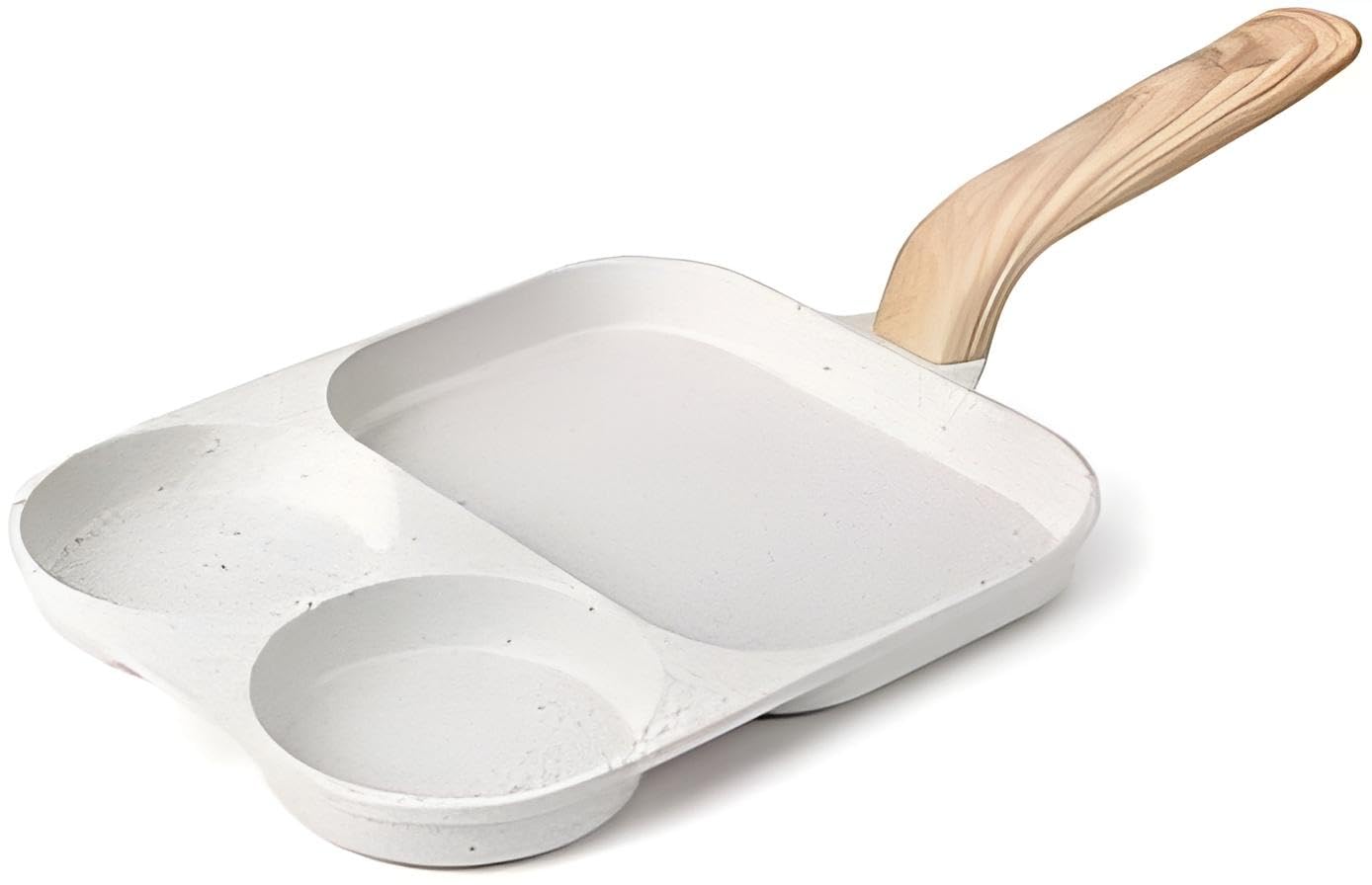 Nonstick Skillet - Best Induction Cooktop & Omelette Pan - Non-Toxic Ceramic Coating - Medium Gray Frying Pan for Eggs, Pancakes & Stir Fry - Perfect for Home Cooking & Professional Kitchens
