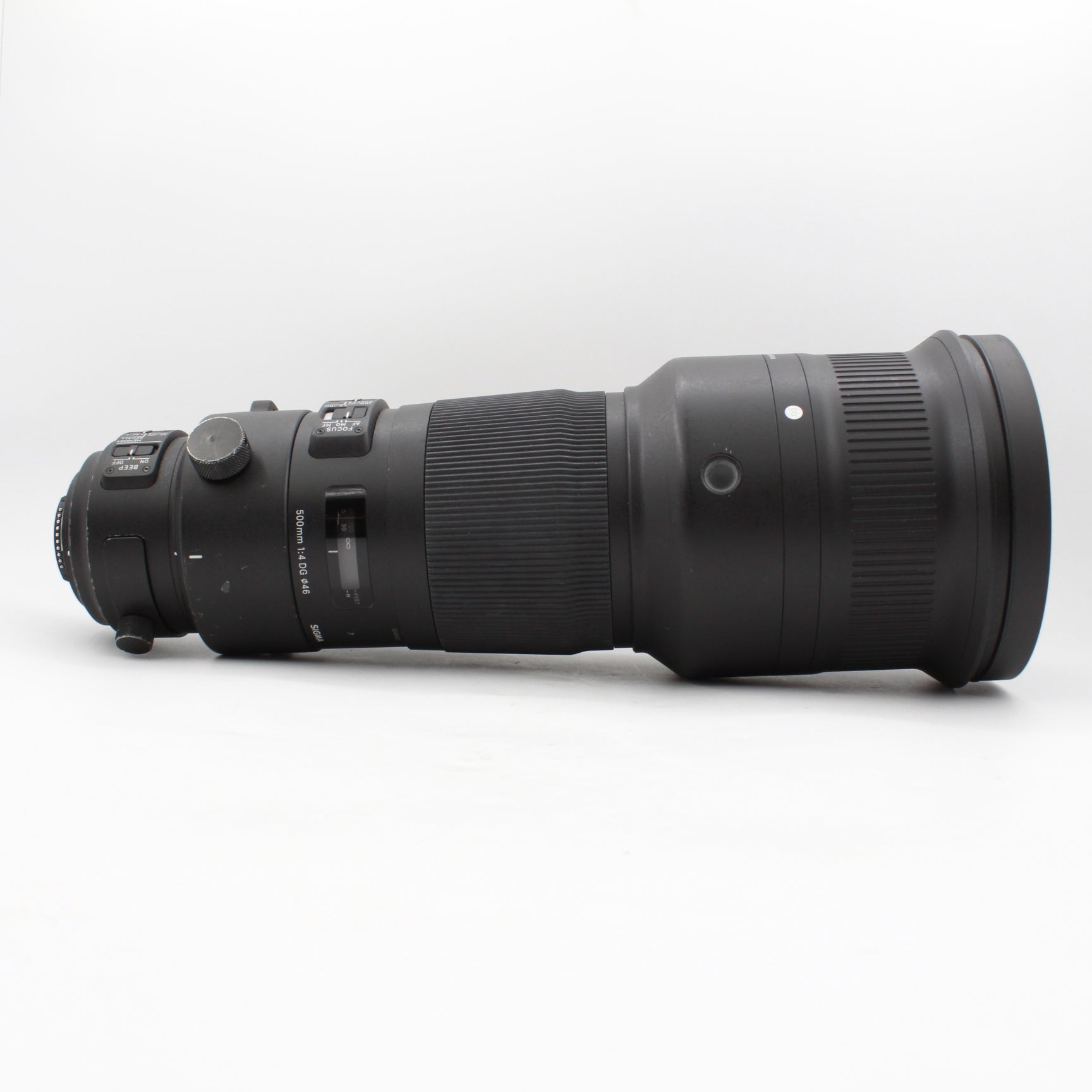 Used Sigma Sports 500mm f/4 DG OS Lens for Nikon F Mount - Professional Wildlife & Sports Photography Telephoto Lens