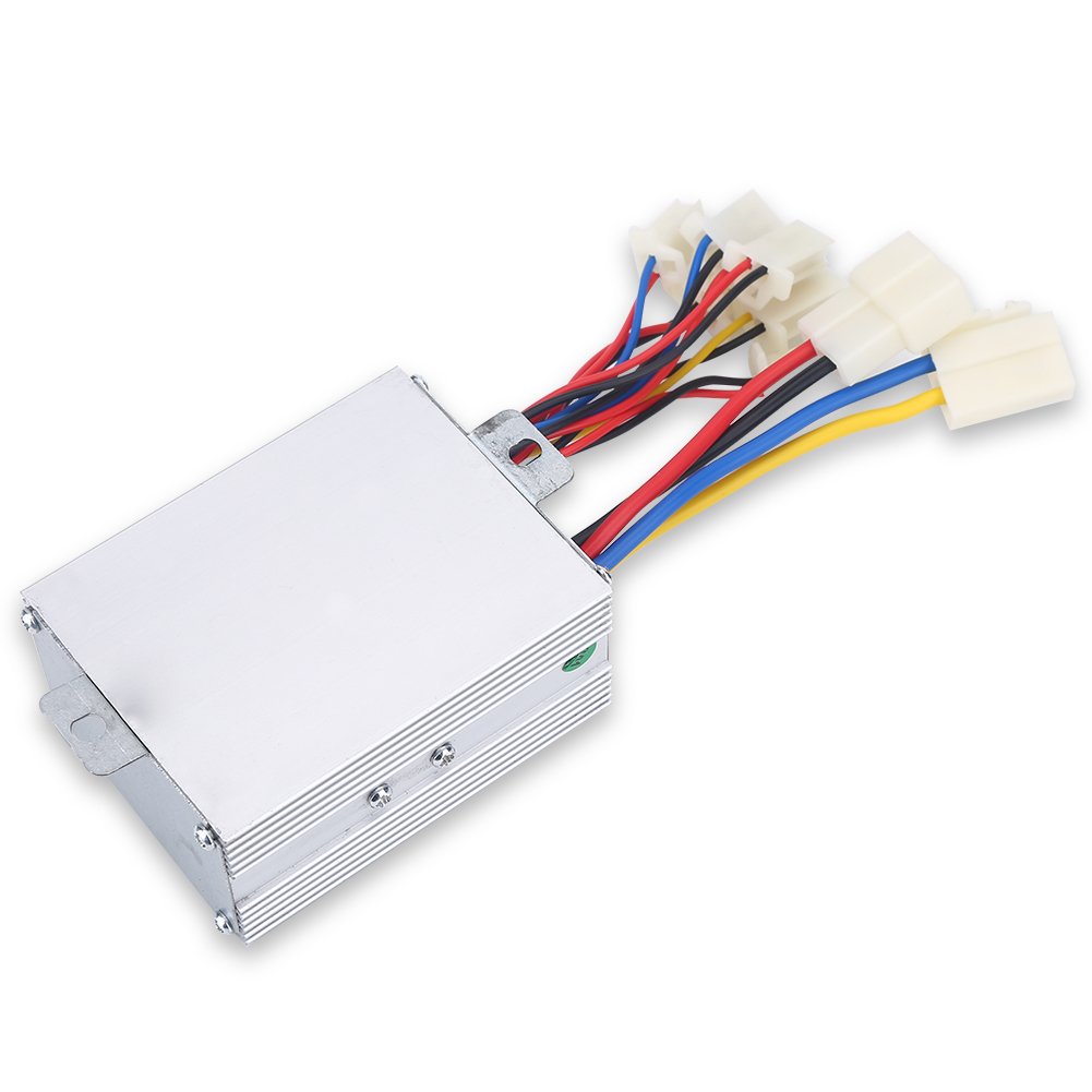 Dilwe 24V 350W Brushed Motor Speed Controller for Electric Bikes - Reliable E-Bike Brushed Controller for Commuting, Off-Road & Urban Riding