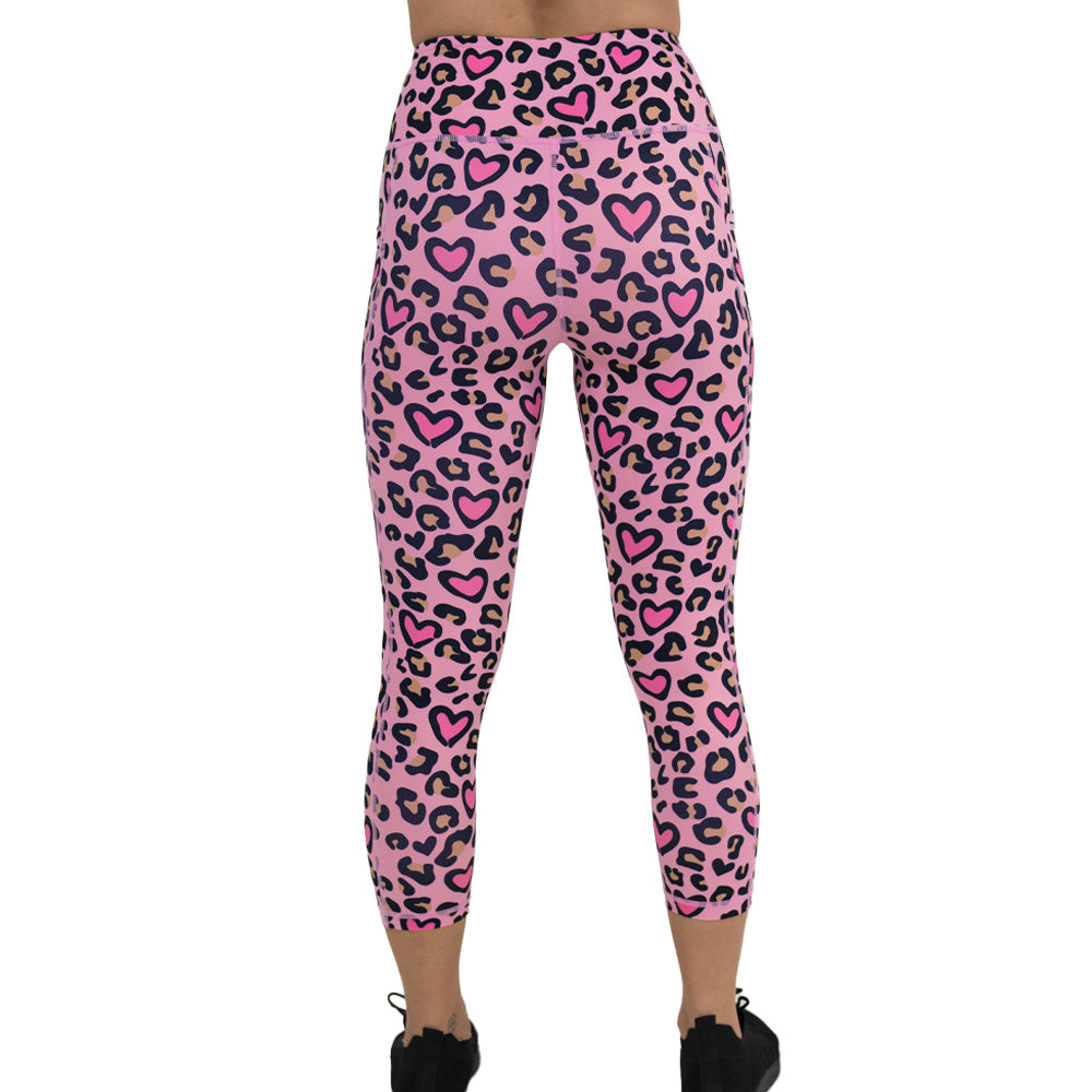 Wild At Heart Leggings - High Waist Yoga Pants for Women, Soft & Stretchy Workout Leggings - Perfect for Yoga, Gym, Running and Everyday Wear