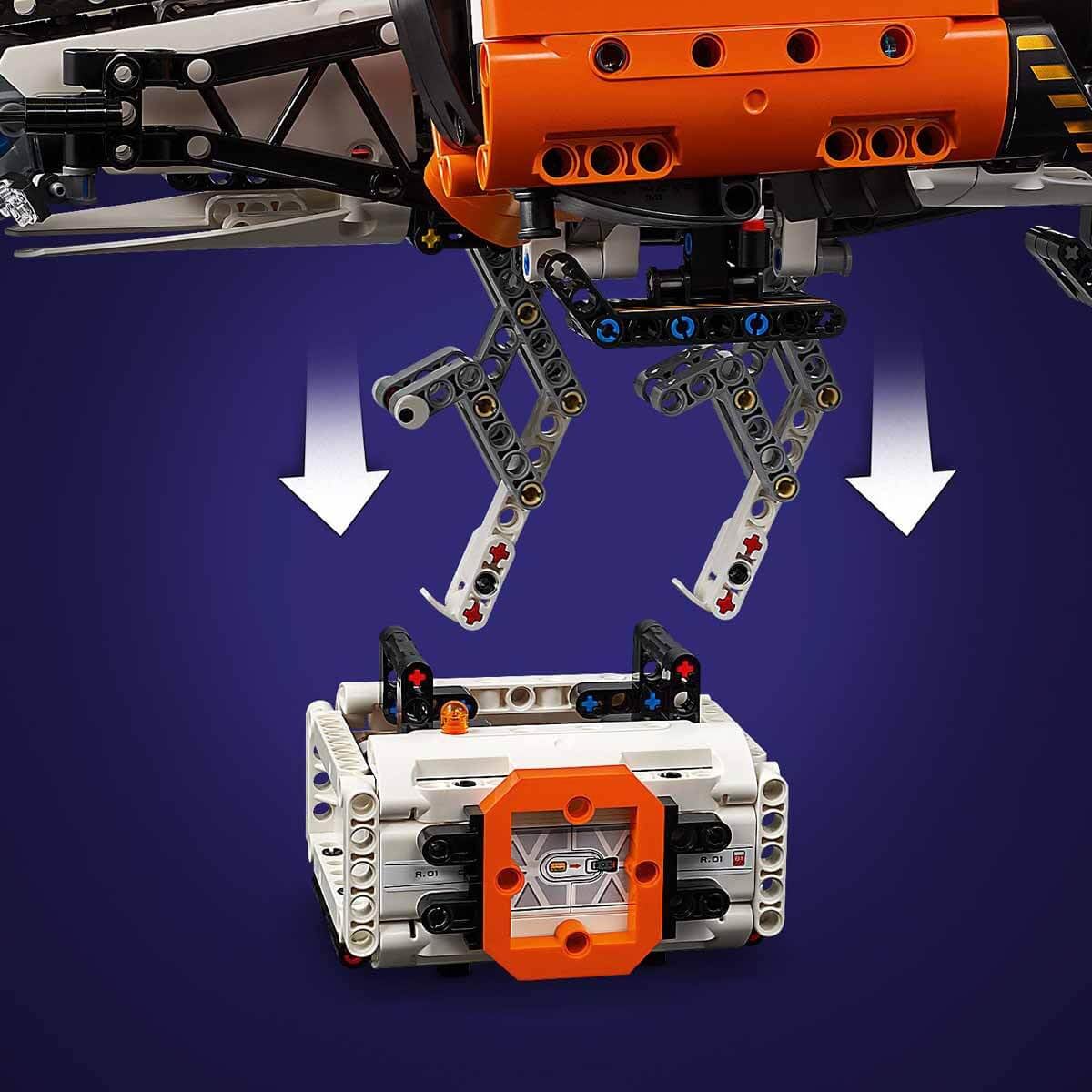LEGO Technic Heavy Cargo Spaceship VTOL LT81 Building Toy with Mini Rover - STEM Construction Set for Kids Ages 10+ | Space Exploration Play, Birthday Gift for Boys & Girls
