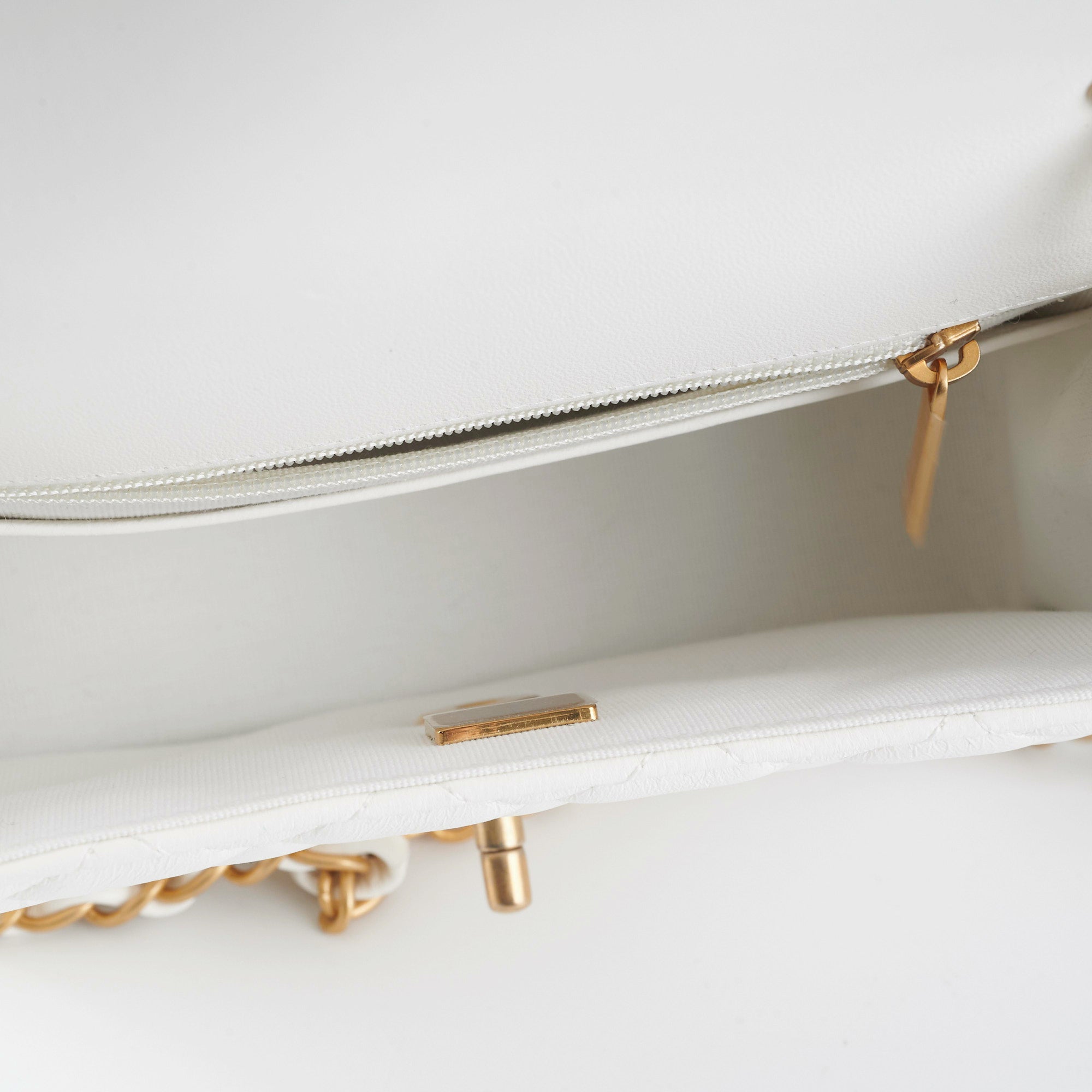 Chanel Classic Flap Bag in White - Luxury Designer Handbag for Women | Perfect for Parties, Weddings & Everyday Elegance