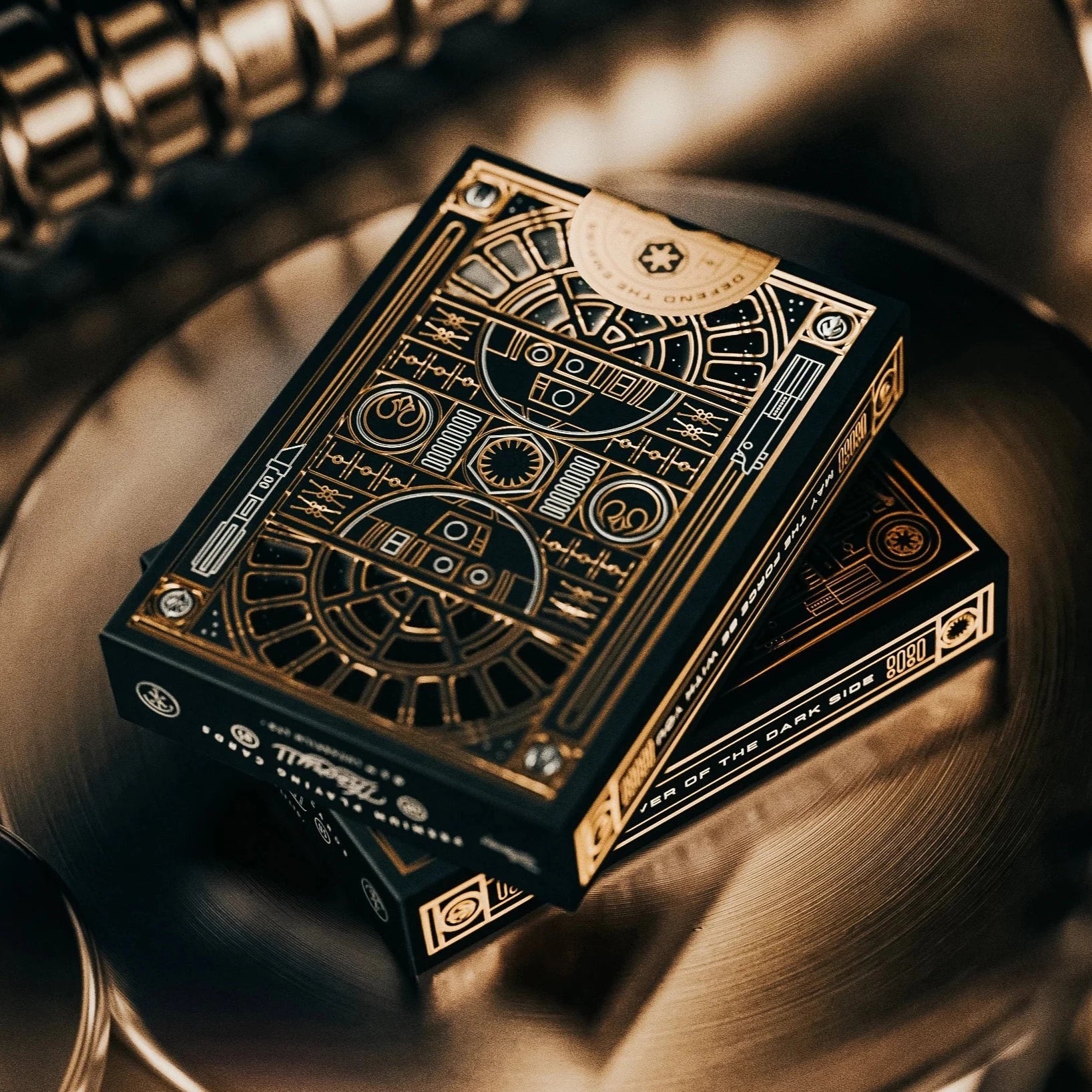 Star Wars Gold Edition Playing Cards - Premium Collectible Deck for Poker, Blackjack & Magic Tricks - Perfect for Game Nights, Gifts & Star Wars Fans