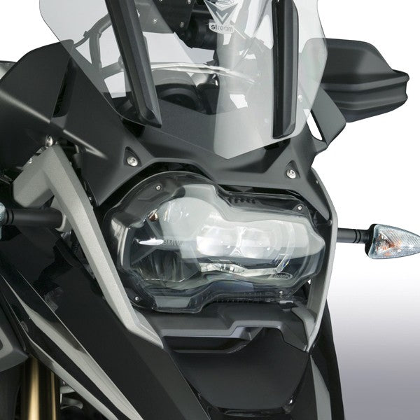 ZTechnik LED Headlight Guard for BMW R1250GS, R1200GS WC (2018+), R1250GS ADV, ADV WC (2018+) - Durable Motorcycle Protection for Off-Road & Night Riding