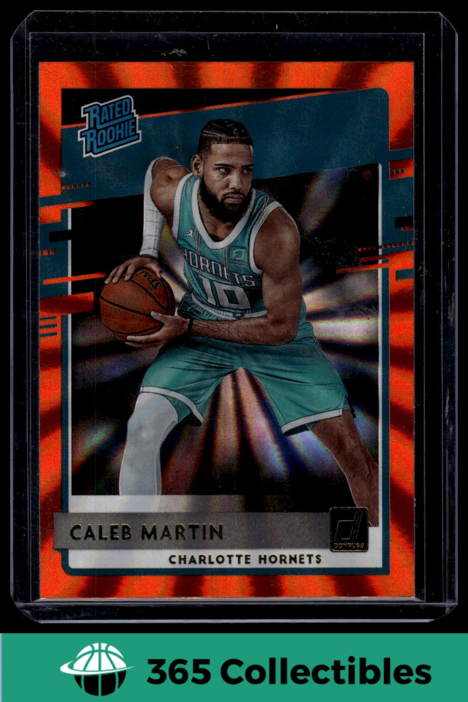 2020-21 Panini Donruss NBA Caleb Martin #212 Basketball Trading Card - Charlotte Hornets Rookie Collectible for Sports Memorabilia Fans & Card Investors