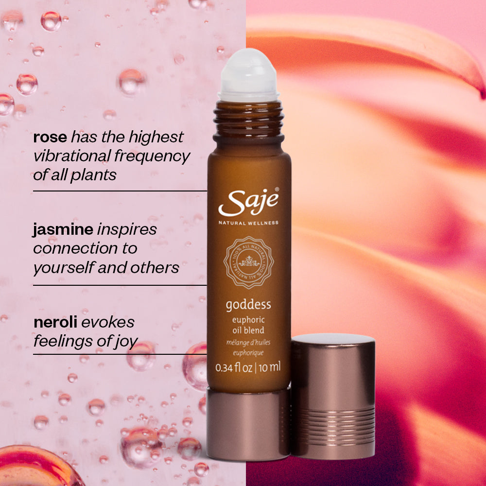 Goddess Euphoric Essential Oil Roll-On for Stress Relief & Relaxation - Perfect for Aromatherapy, Yoga, and Meditation