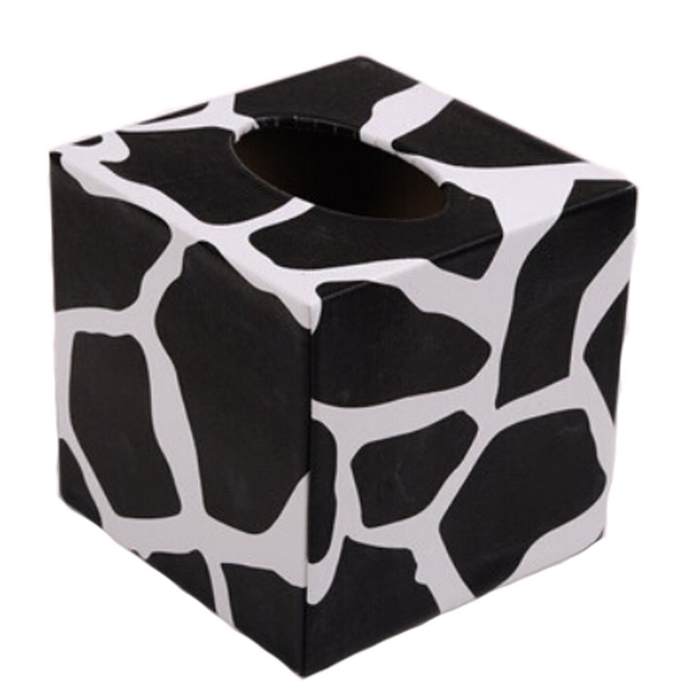 Magnetic Tissue Box Holder - Stone Pattern for Home & Office Use