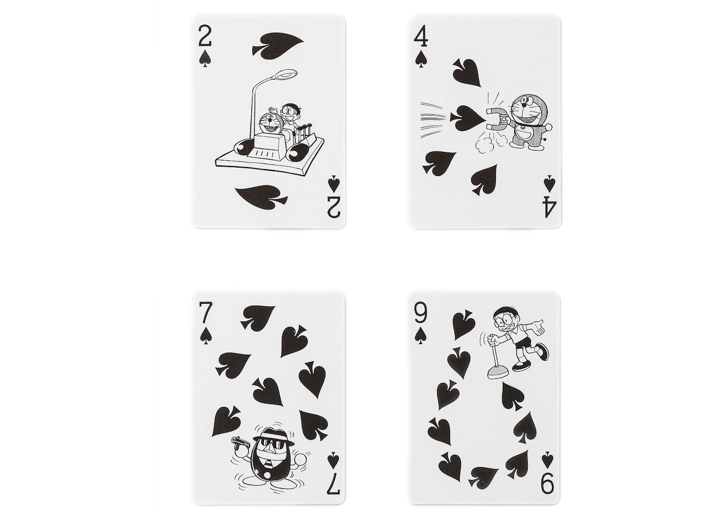 Doraemon Anime Themed Playing Cards - 52 Deck with Cute Cartoon Characters - Perfect for Family Game Nights, Parties, and Collectors