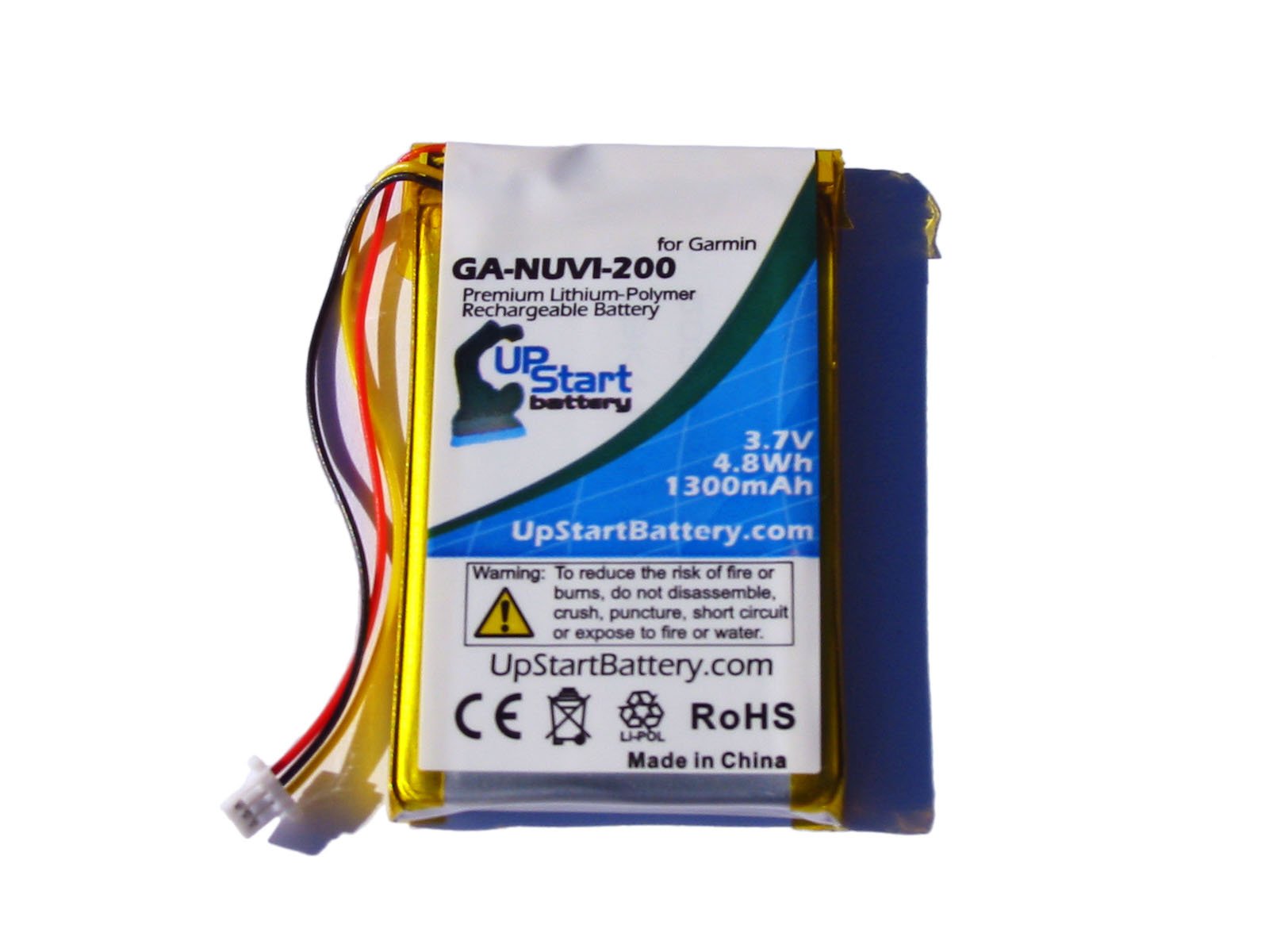 Garmin Nuvi 255W Replacement Battery 1300mAh 3.7V Li-Polymer with Tools - Compatible with Garmin GPS Navigators - Perfect for Road Trips & Travel Navigation