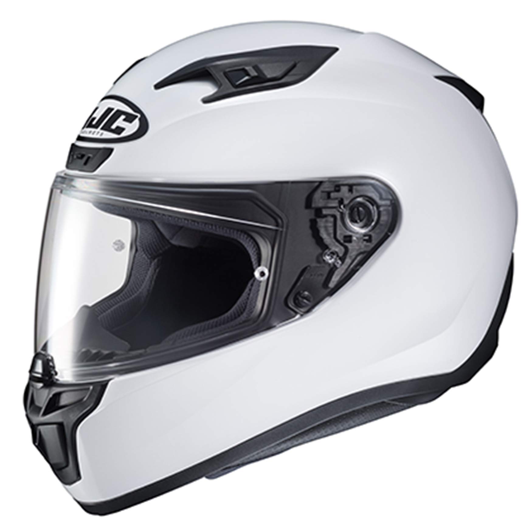 HJC i10 Full Face Motorcycle Helmet - White (2X) - DOT Certified for Safety - Comfortable & Lightweight for Long Rides - Perfect for Street Biking & Commuting