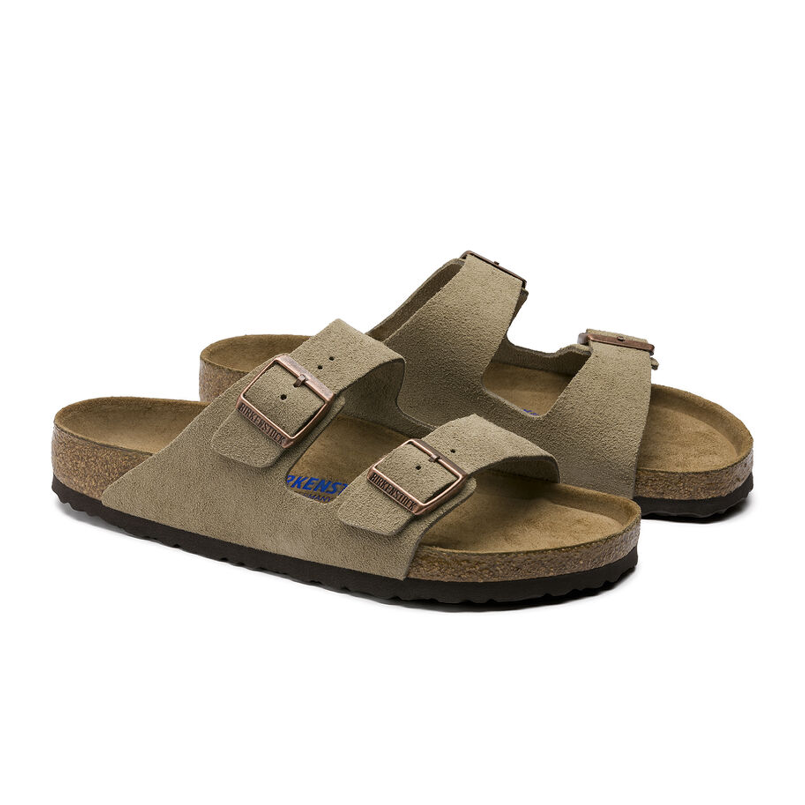 Birkenstock Arizona Soft Footbed Sandals for Men & Women | Comfortable Slide Sandals in Taupe Suede | Perfect for Beach, Casual Wear & Summer Outfits