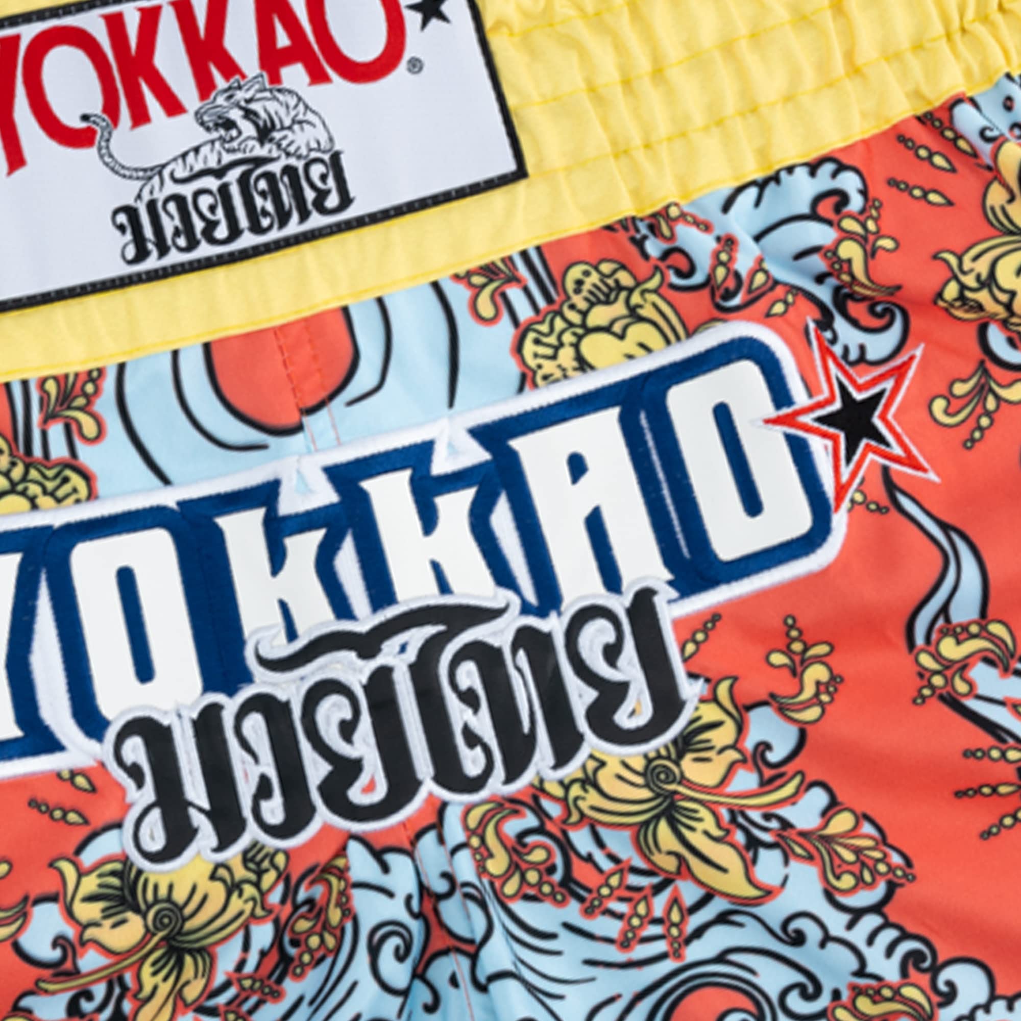 YOKKAO Muay Thai Boxing Shorts for Men & Women - Premium Satin MMA Shorts for Training & Competition | Perfect for Kickboxing, Muay Thai, MMA & Fitness Workouts