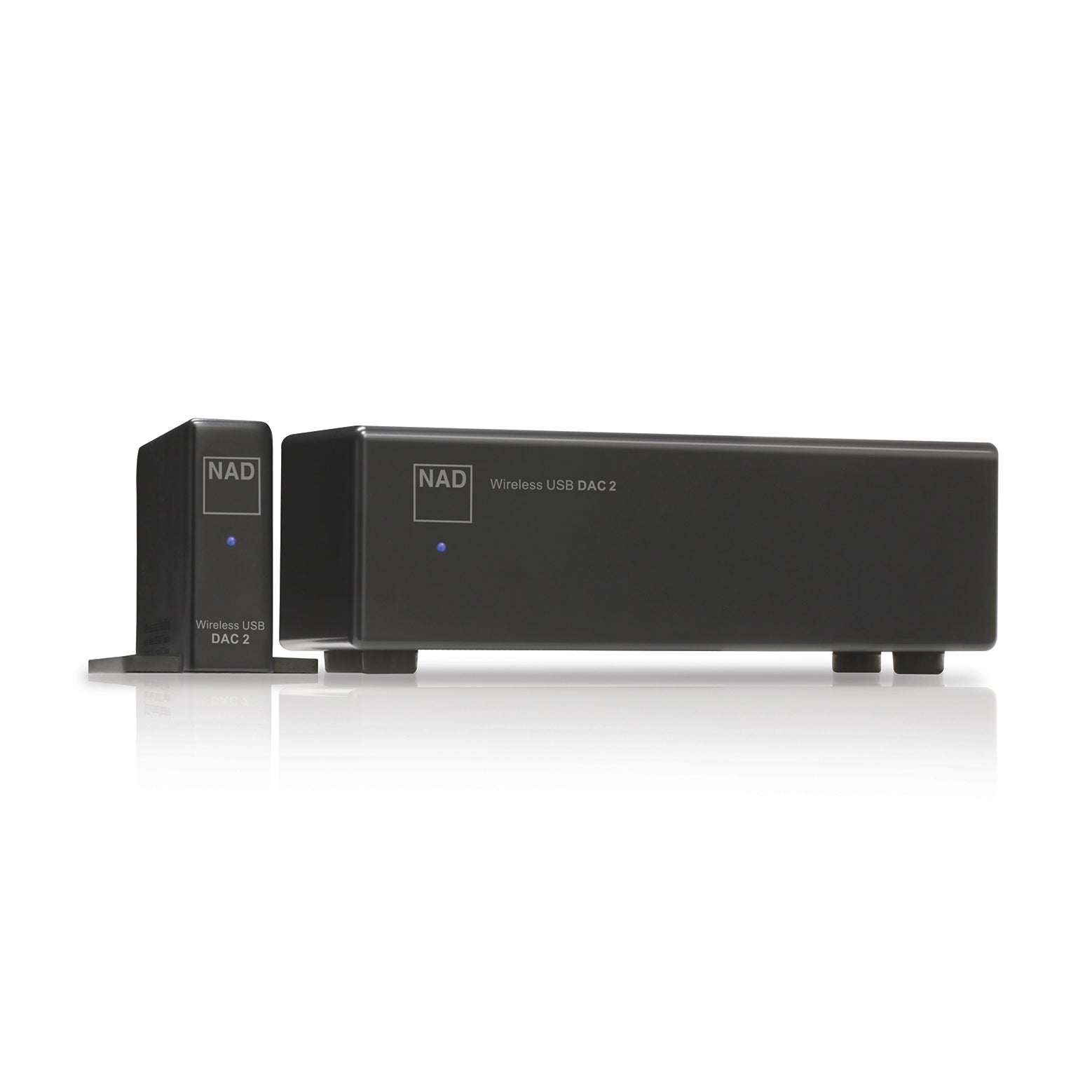 NAD Wireless USB DAC 2 - High Resolution 24bit/96kHz Digital Audio Converter for Lossless Streaming | Perfect for Home Theater & Audiophile Listening