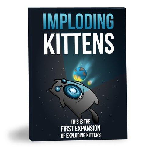 Exploding Kittens Card Game - Imploding Kittens Expansion Pack | Fun Family Party Game for Adults & Kids | Perfect for Game Nights, Travel & Gifts