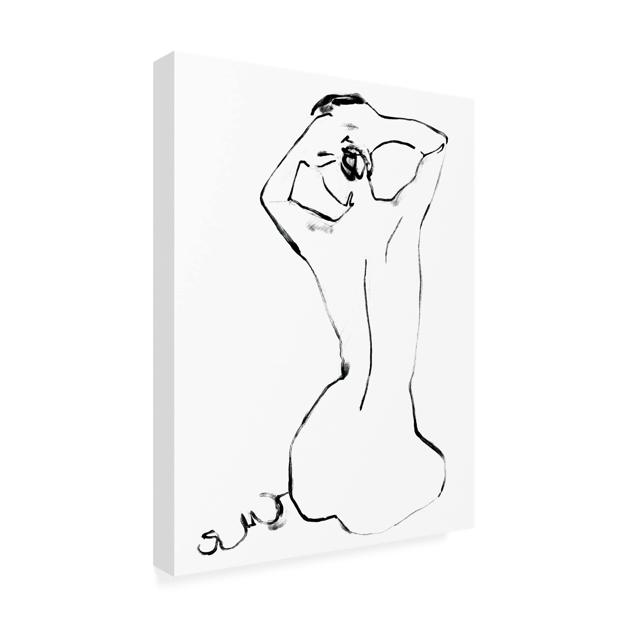 Fixing the Bun I Canvas Art Print by Jennifer Paxton Parker - Modern Home Decor for Living Room, Bedroom & Office Wall Art