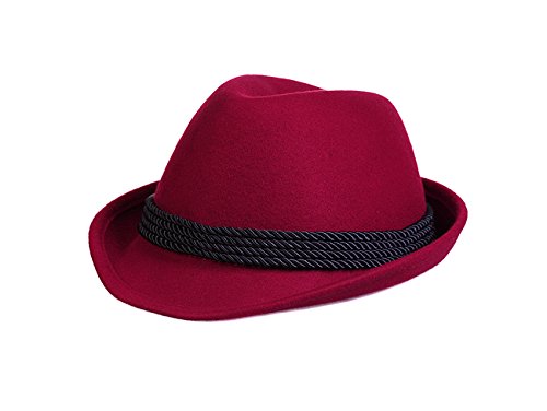 Stylish Britta Men's Fedora Hats - Classic Wool & Felt Dress Hats for Casual Outfits, Weddings & Outdoor Events