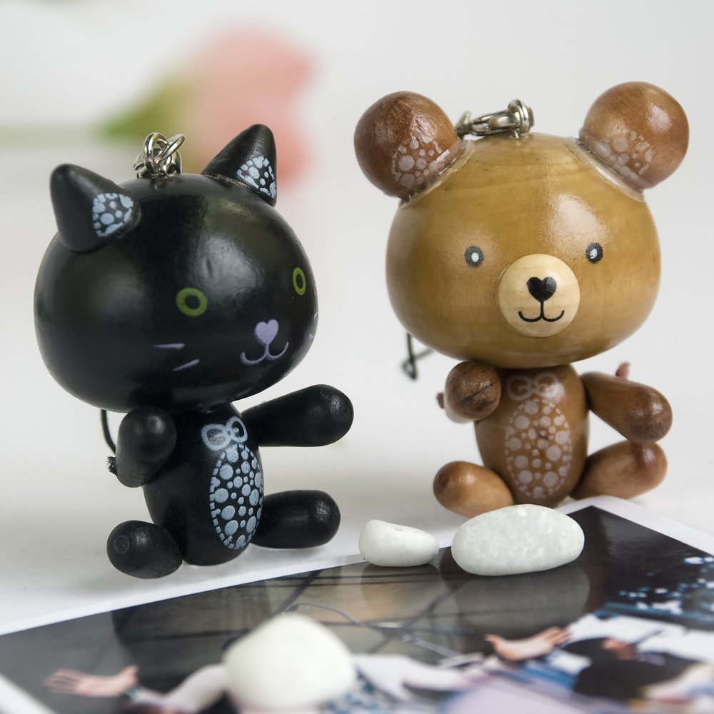 Sweet Bear-3 - Cute Animal Phone Charm Strap, Camera Accessory, Handbag Decor - Perfect for Smartphones, DSLR Cameras & Fashion Bags (Gift Idea)