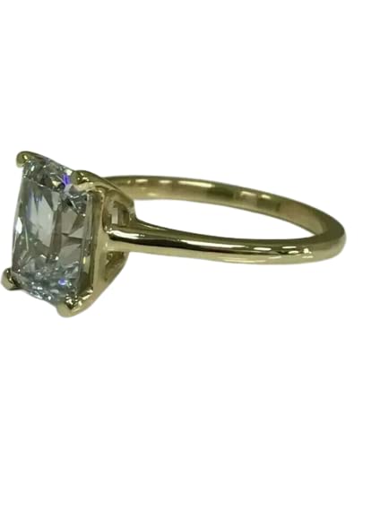 2ct Radiant Cut Diamond Solitaire Promise Engagement Ring in 14K Yellow Gold (FN) – Perfect for Proposals, Anniversaries & Special Occasions