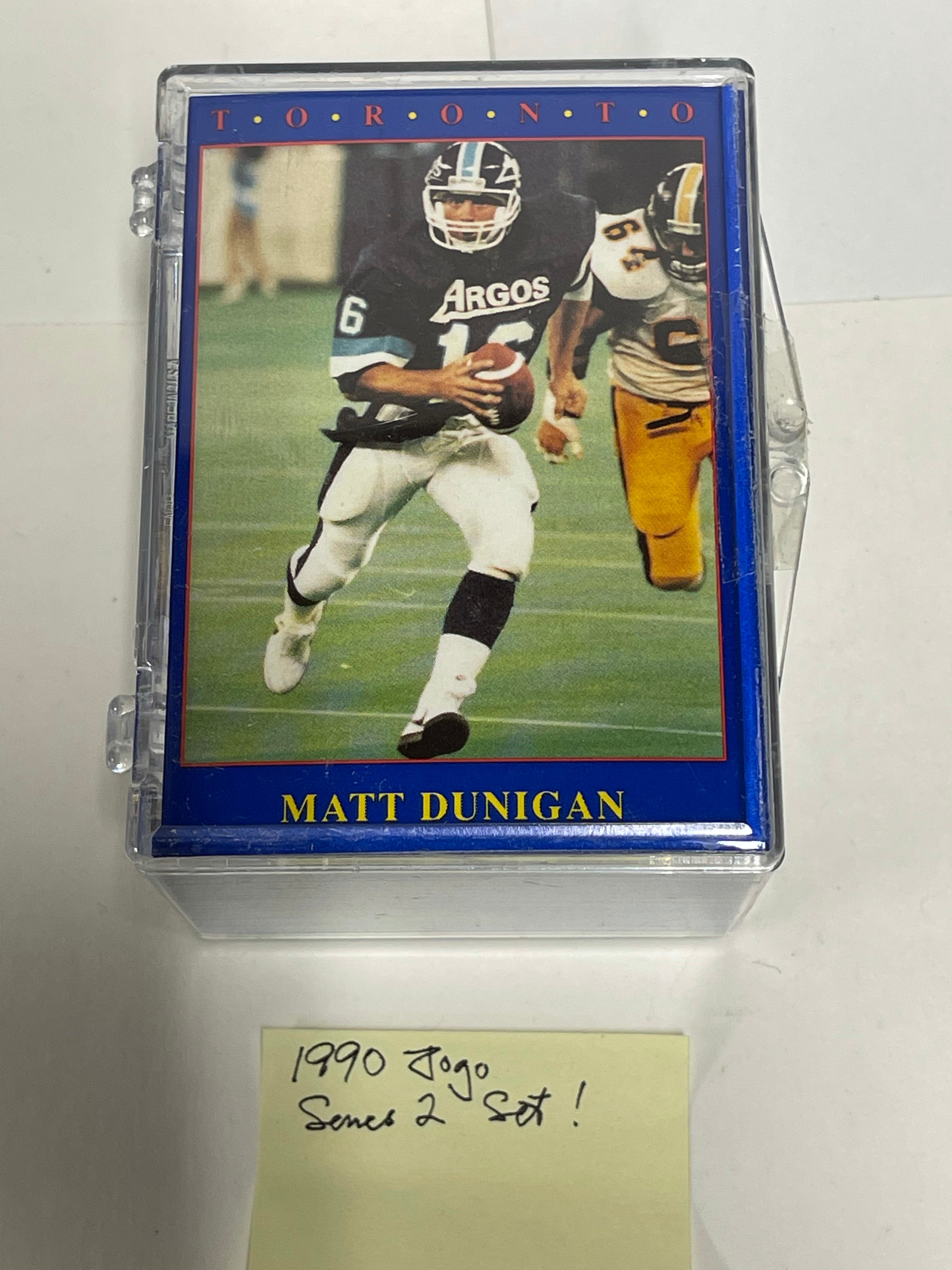 1990 Jogo Series 2 High Grade CFL Football Cards Complete Set - Perfect for Collectors, Sports Memorabilia Enthusiasts & Gift Giving
