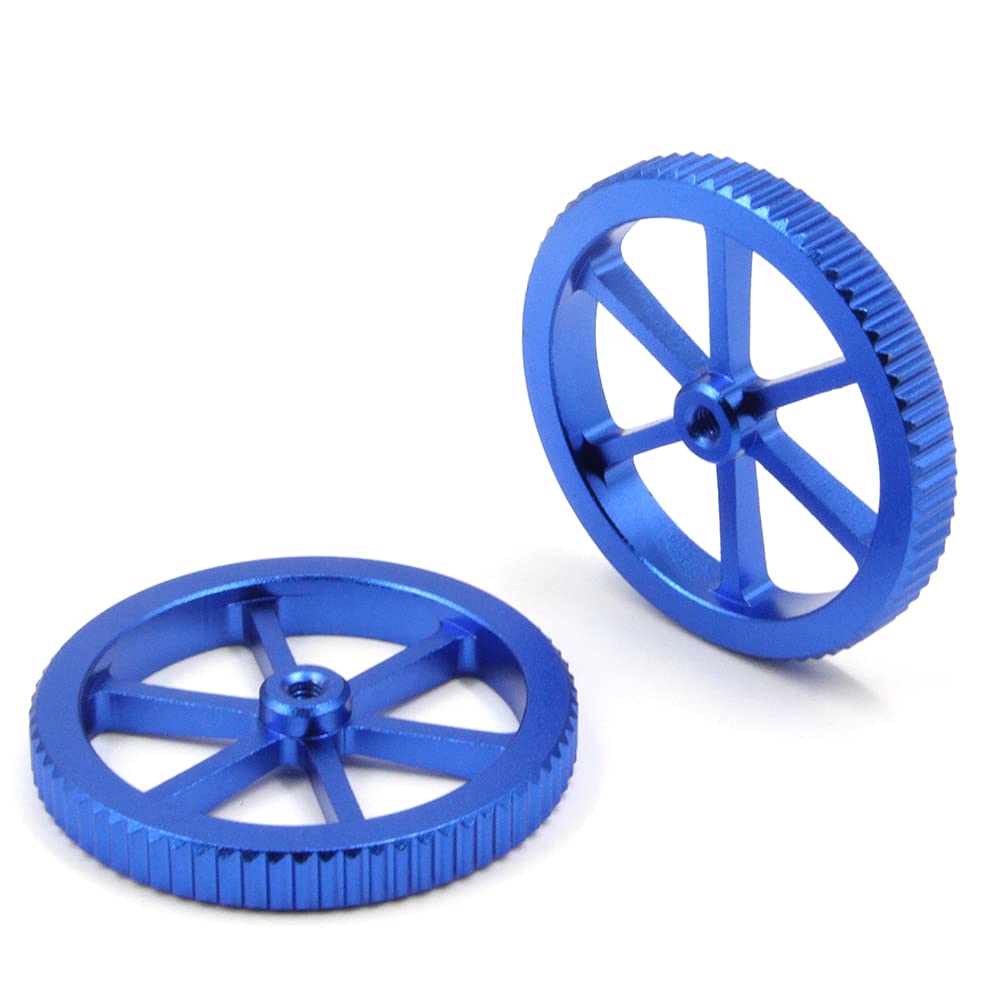 Zeberoxyz 4pcs Aluminum Hand Twist Leveling Nuts (60mm) + 8pcs Heatbed Silicone Leveling Columns for CR-10/CR10S/Ender 3/3 V2/Ender 3 Pro/Ender 5 - Perfect for 3D Printer Bed Leveling & Stability