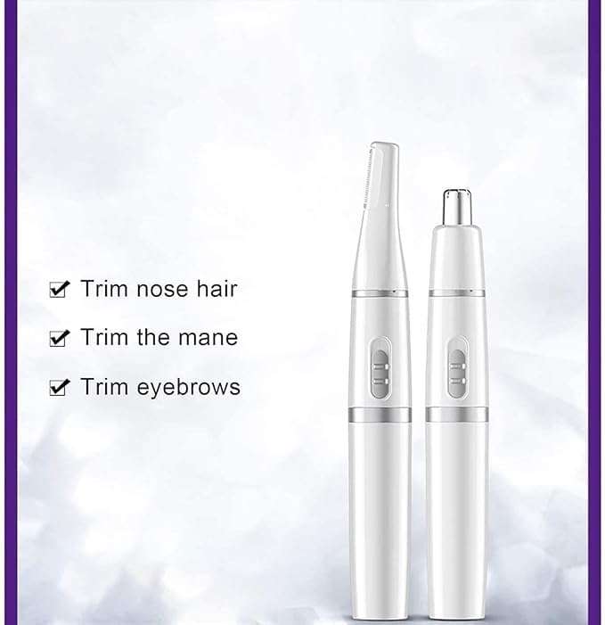 Premium Nose Hair Trimmer for Men - Dual Sided Precision Blades for Nose, Ears & Eyebrows Grooming - Waterproof & Painless Personal Care Tool for Home, Travel & Grooming Kit