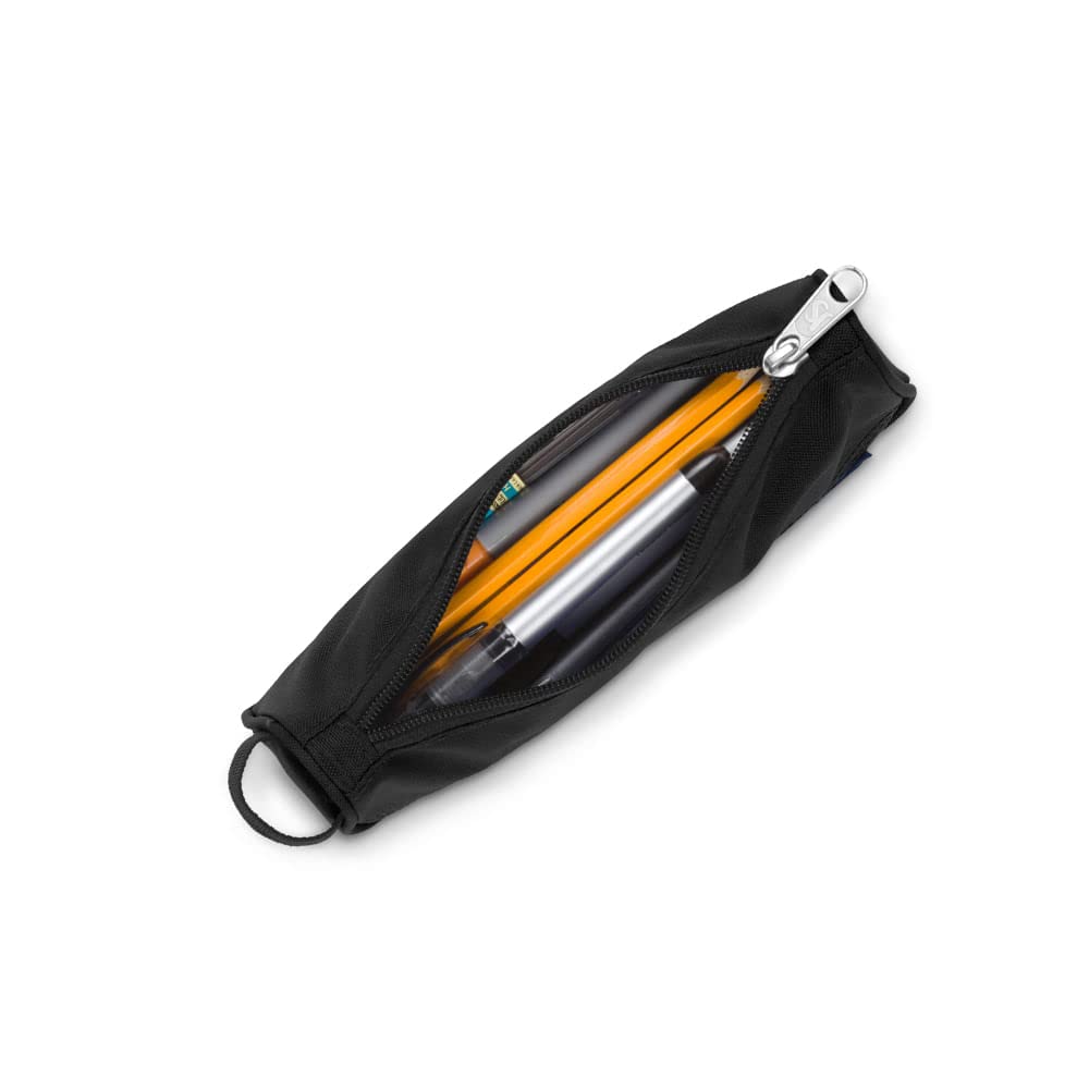JanSport Medium Accessory Pouch - Black | Organizer for Pens, Cables & Small Essentials | Perfect for School, Office & Travel Accessories Storage