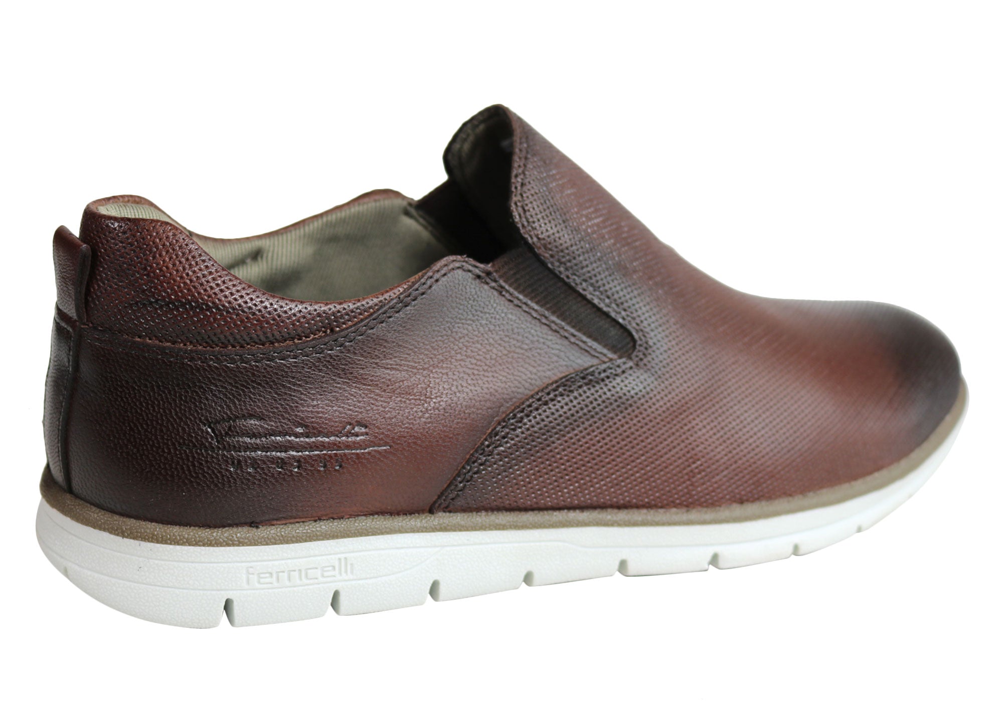 Premium Men's Leather Dress Casual Shoes by Ferricelli Pauly - Handcrafted in Brazil - Perfect for Business, Office & Formal Events