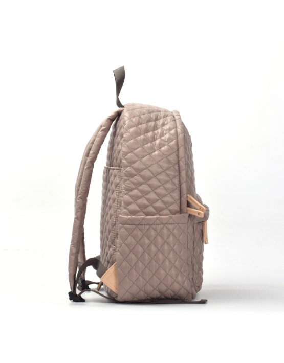 Tosca MET981 Metro Fashion Quilted 15 Inch Laptop Backpack with Magnetic Closure - Stylish & Durable Work Bag for Business, Travel & College Use