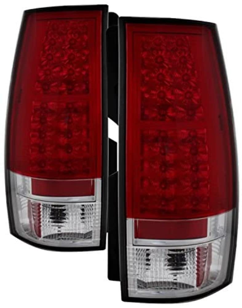 Spyder Auto 5002150 LED Tail Lights - Red/Clear Smoke Lens - Compatible with [Vehicle Model] - High Visibility & Durable Design - Perfect for Night Driving & Car Customization