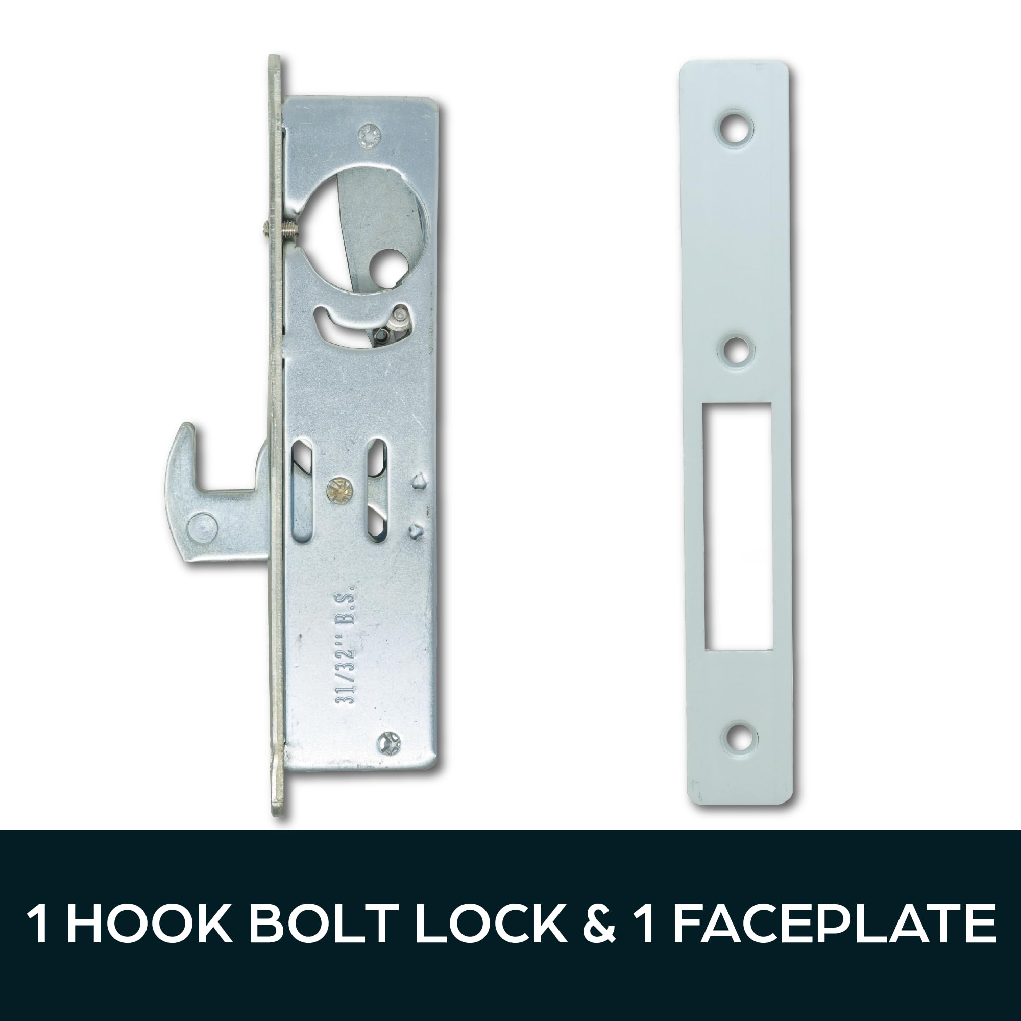 Adams Rite Style Mortise Hook Bolt Lock Replacement for MS1850S-X5X Series | High Security Door Lock with 31/32