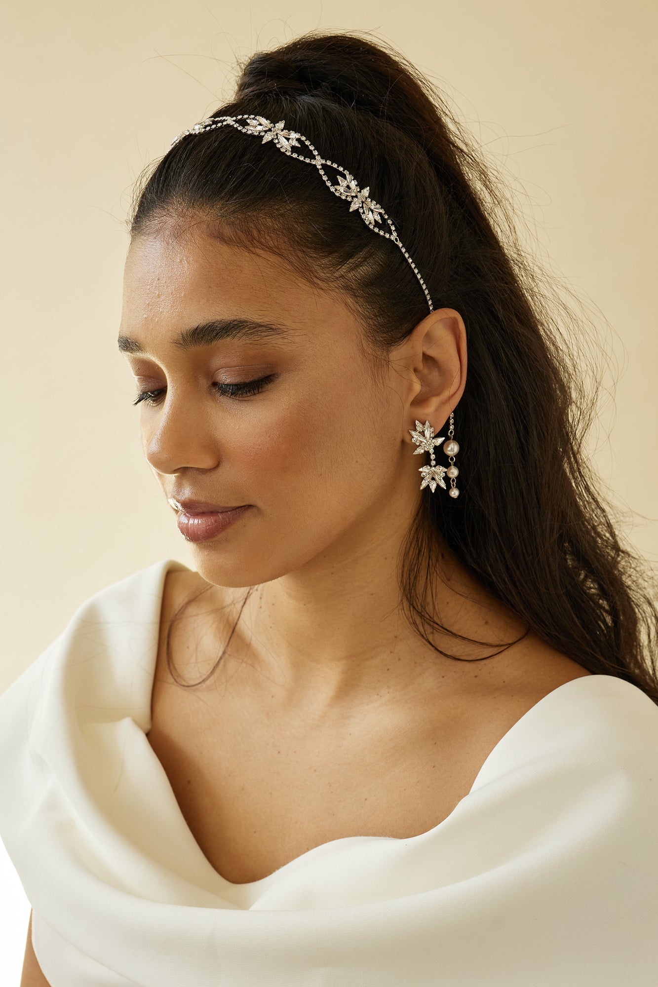 Elegant Martha Tassel Headband for Women - Boho Hair Accessories for Parties, Weddings & Everyday Style | Fashionable Beaded Elastic Hair Band