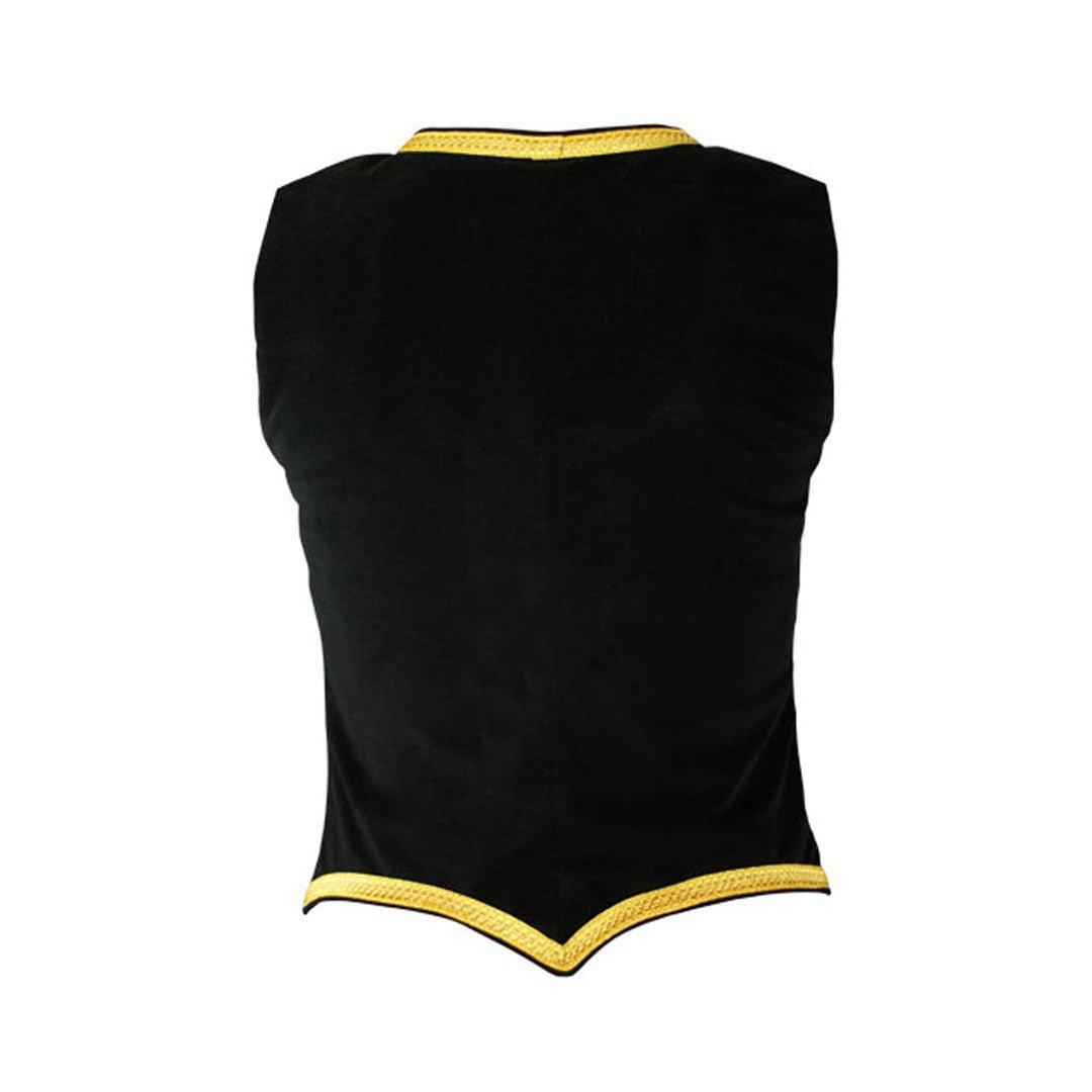 Black Velvet Highland Dance Vest for Women - Traditional Scottish Costume Accessory for Performances & Competitions | Perfect for Celtic Festivals & Cultural Events