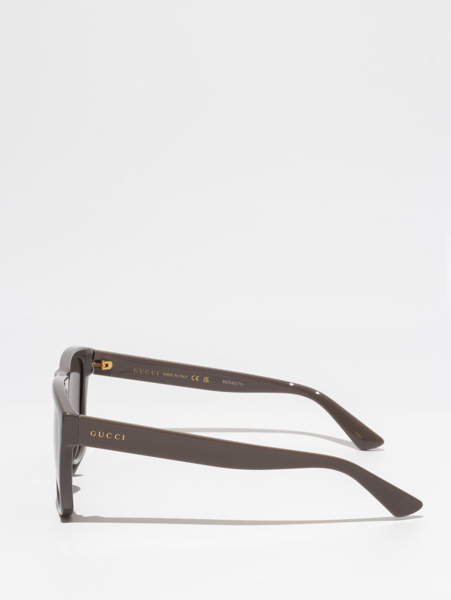 GUCCI GG1345S 006 Grey Brown Sunglasses for Women - Luxury Designer Shades for Beach, Driving & Outdoor Fashion