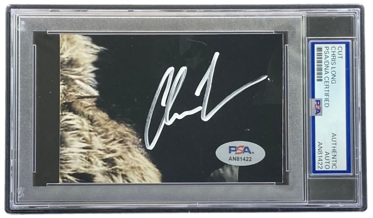 Authentic Chris Long Autographed Philadelphia Eagles Memorabilia - PSA Certified Cut Signature for Sports Collectors & Eagles Fans