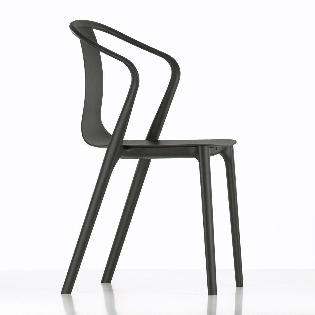 Belleville Wood Armchair - Modern Solid Wood Accent Chair for Living Room, Bedroom & Office - Perfect for Relaxing & Reading