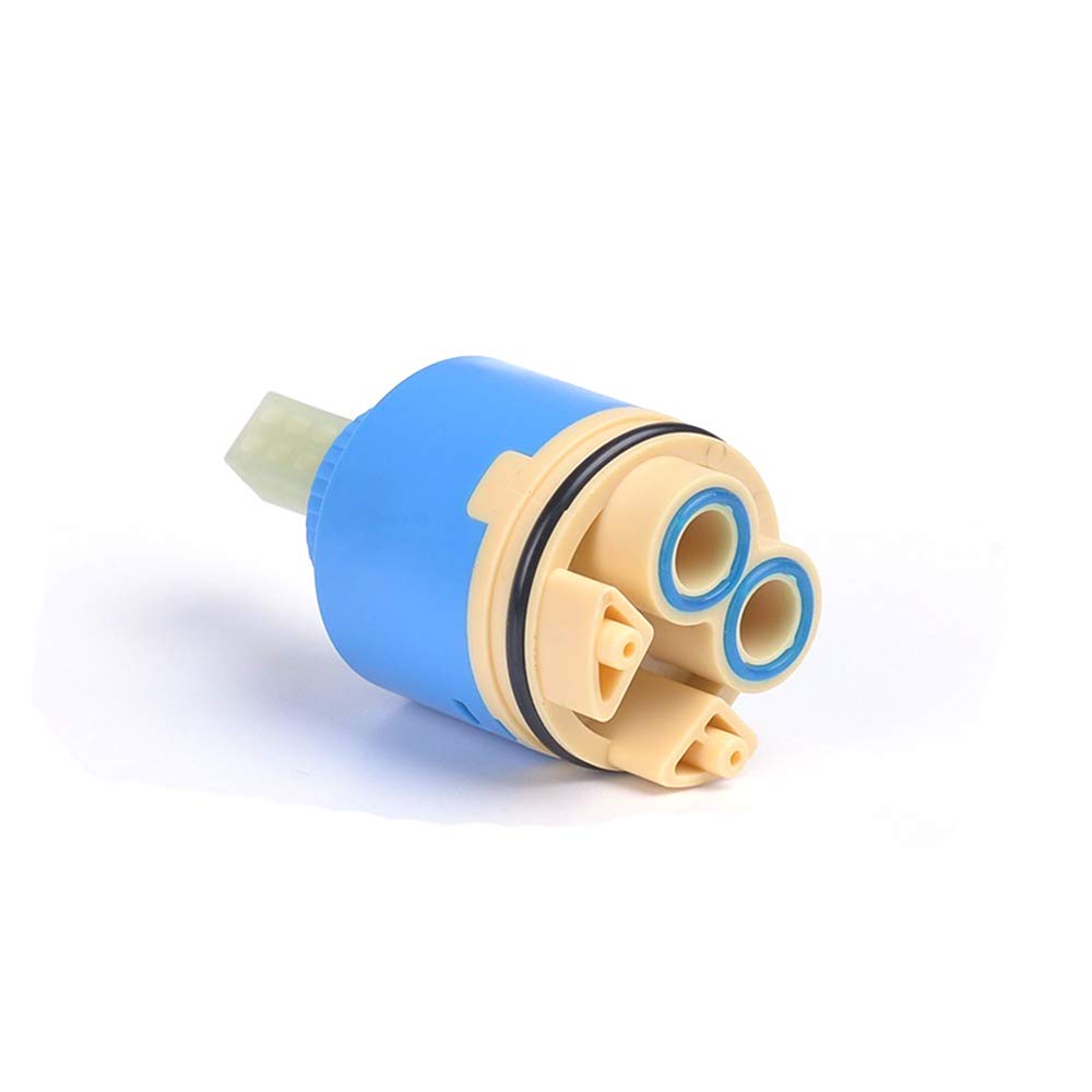 Ceramic Disc Cartridge Replacement for Kitchen Faucet - 35mm Blue Square Single Lever Type-B - Perfect for Leaky Taps, Sink Repairs & DIY Plumbing Projects