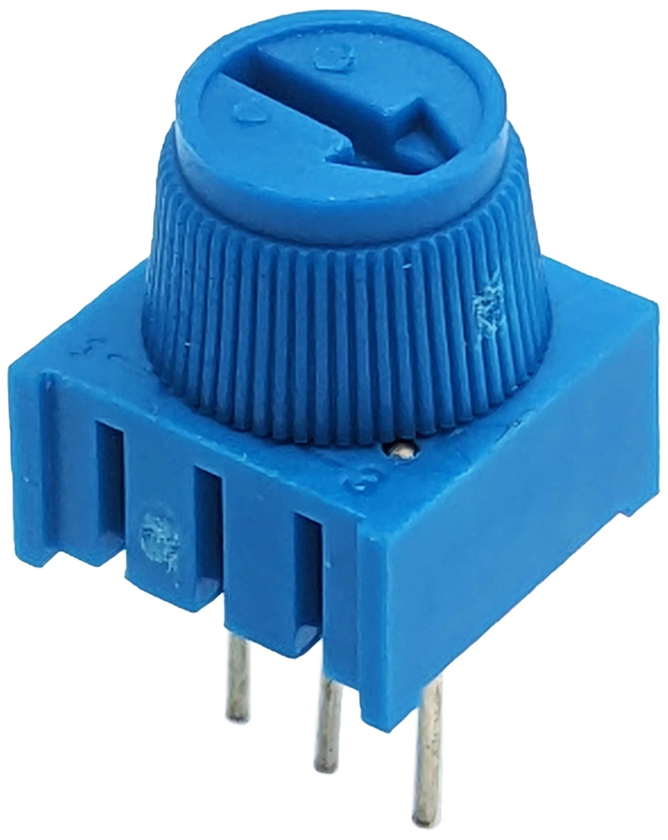 100K Ohm Cermet Potentiometer - Single Turn Rotary Variable Resistor with Knob, 0.1