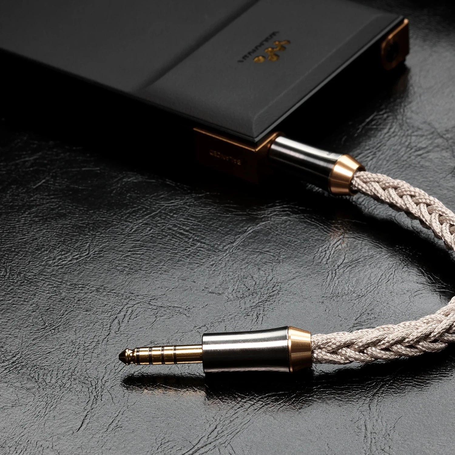 DD ddHiFi BC44Net Dual Layer Reinforcement 4.4mm Balanced Shielded Audio Cable - High-Quality Audiophile Cable for Headphones, IEMs, and Portable DACs - Perfect for Home Listening, Studio Monitoring, and On-the-Go Music Enjoyment
