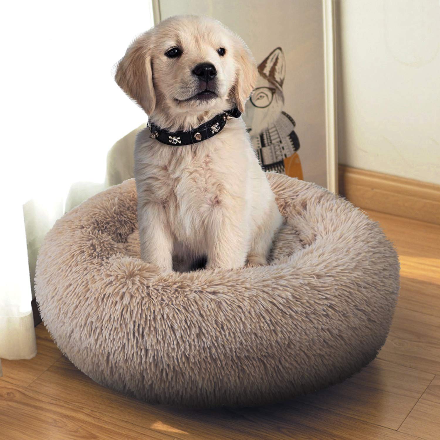 **Cozy Pet Cave Bed for Dogs & Cats - Warm & Soft Sleeping Bag, Cuddly Nest for Puppies & Kittens - Perfect for Indoor Use, Winter Warmth & Comfort**