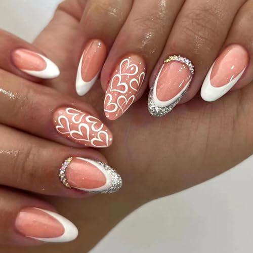 French White with Rhinestones A08