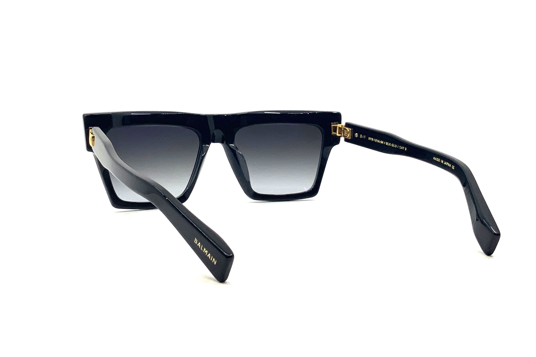 Balmain B V Sunglasses Black Gold - Luxury Designer Shades for Men & Women - Perfect for Outdoor Activities, Travel & Fashion Statements