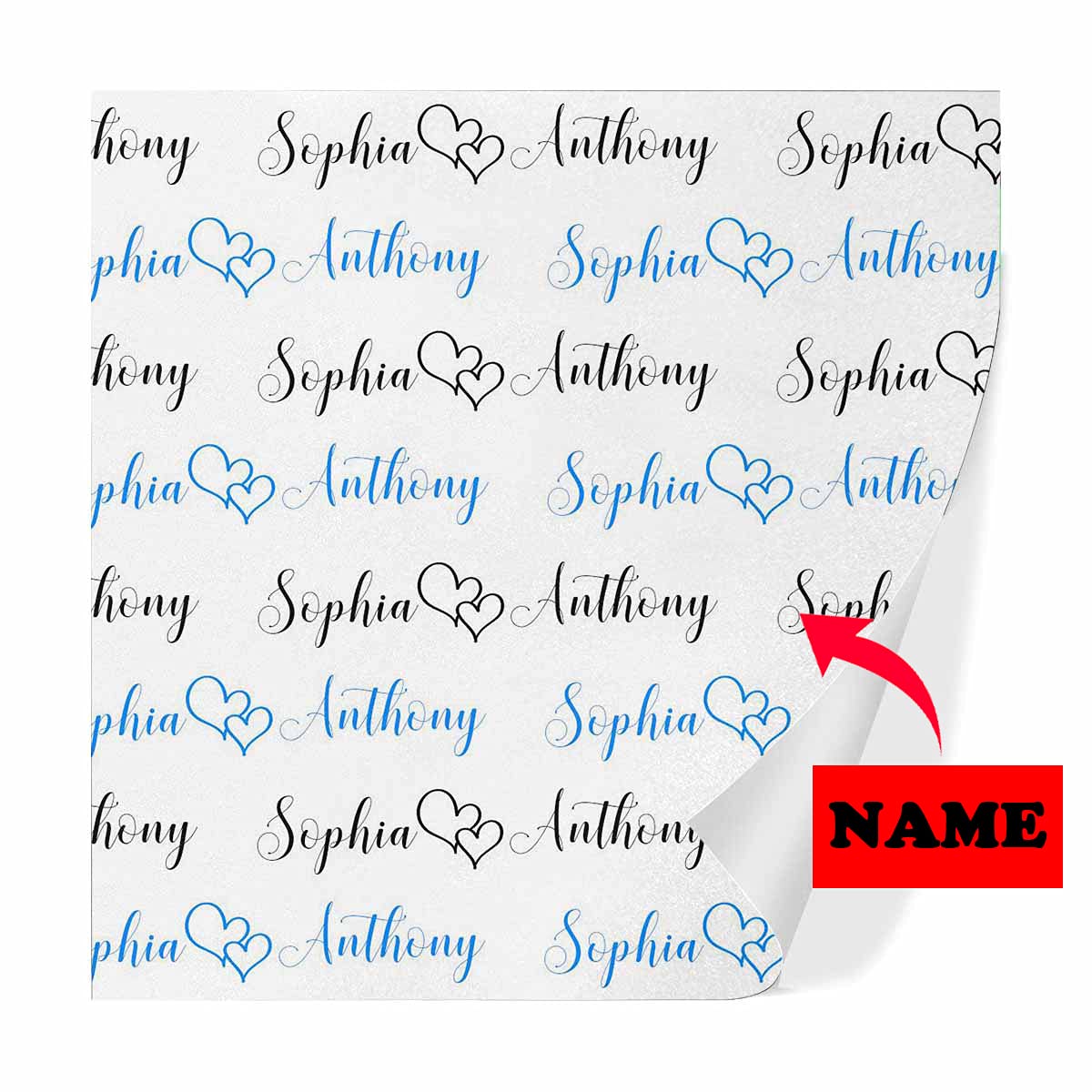 Custom Personalized Name Happy Birthday Wrapping Paper - 58