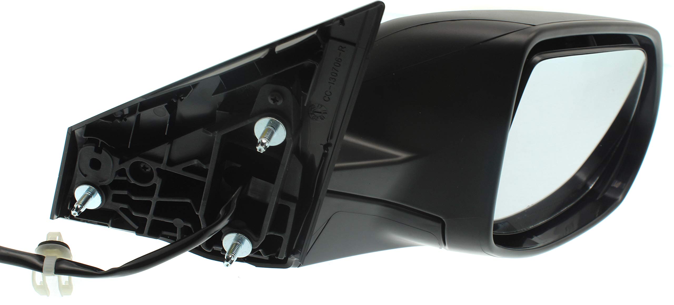 Kool Vue Power Side Mirrors for Honda CR-V 2017-2022 - Driver & Passenger Non-Heated Replacement Mirrors Without Turn Signal & Blind Spot Monitor - Textured OEM Style - Perfect for Daily Commuting & Highway Driving