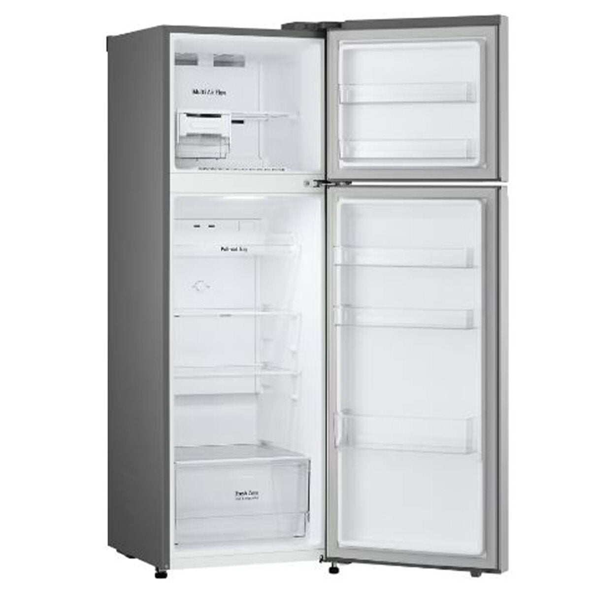 LG 266L Top Mount Refrigerator - Stainless Steel GT 2S | Energy Efficient Freezer for Home & Kitchen | Perfect for Small Families & Apartments
