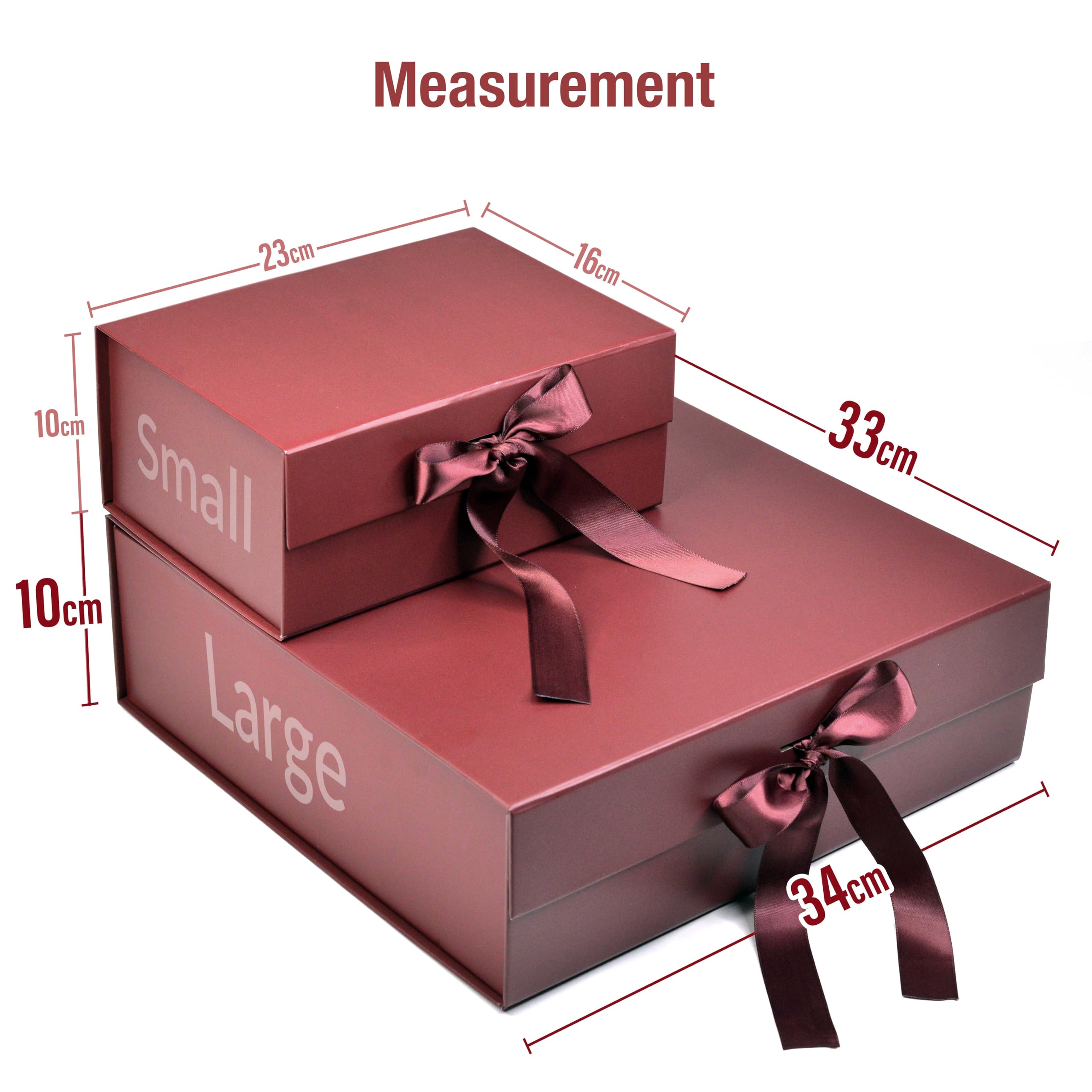 Premium Foldable Gift Box with Ribbon - 9