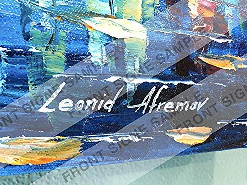 Yellow Bouquet Textured Oil Painting on Canvas - Modern Wall Art by Leonid Afremov Studio - 30